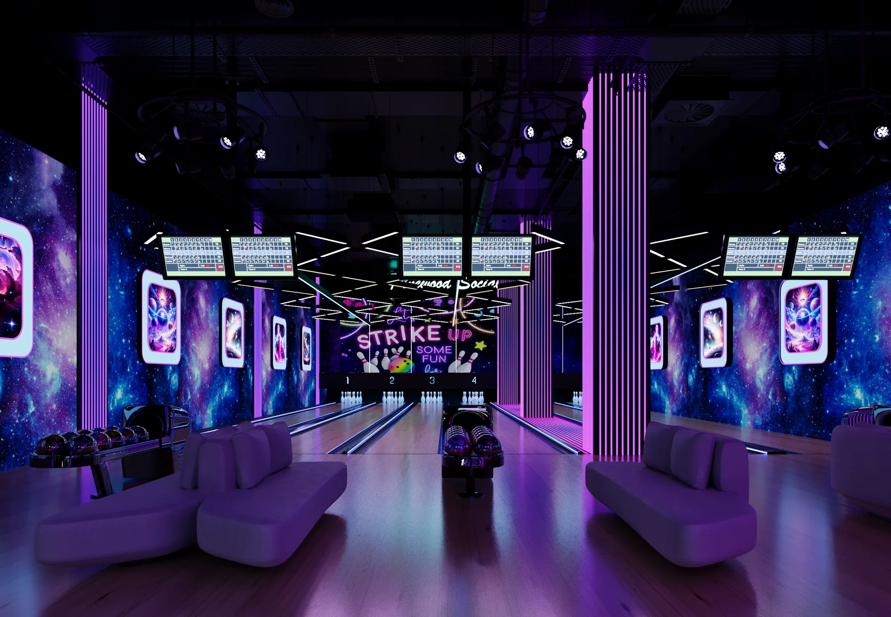 Gravity Code Family Entertainment Center | City Center Almaza design 2