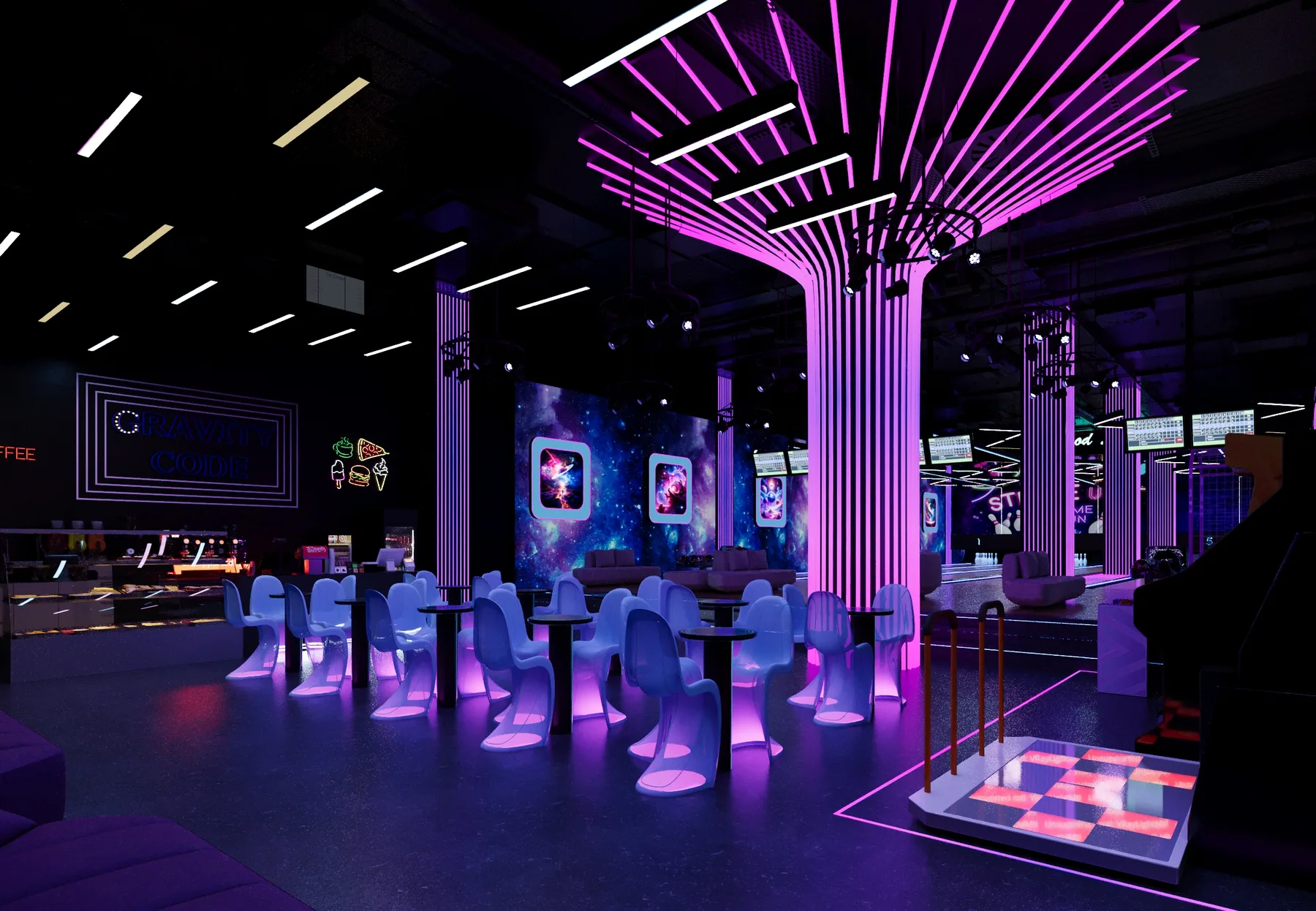 Gravity Code Family Entertainment Center | City Center Almaza design 3